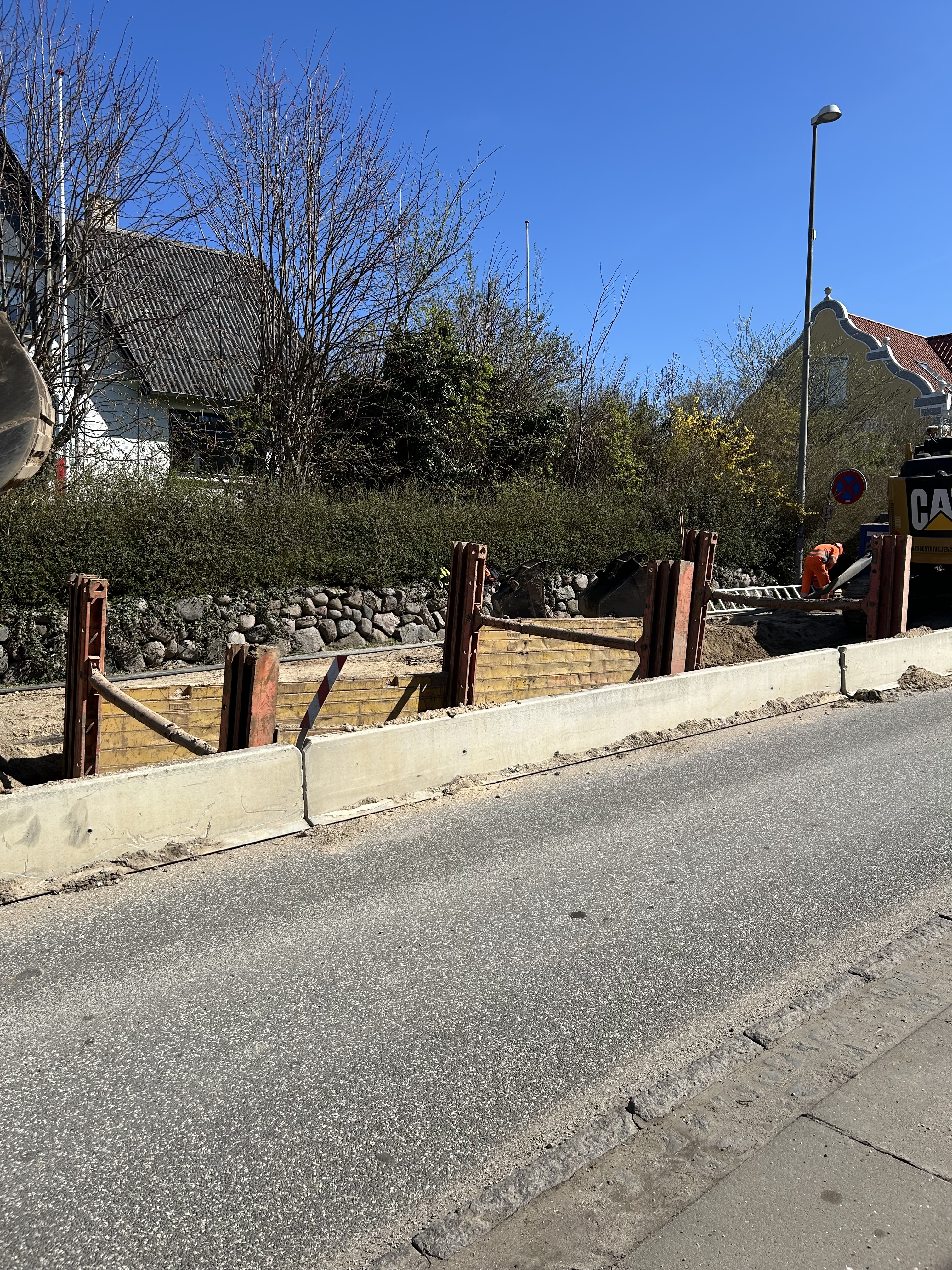 Gravearbejde i hovedgaden 